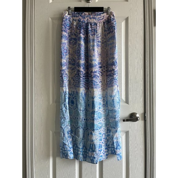 ~SOLD~ Anthropologie Waimea Silk Maxi Skirt - Picture 4 of 9